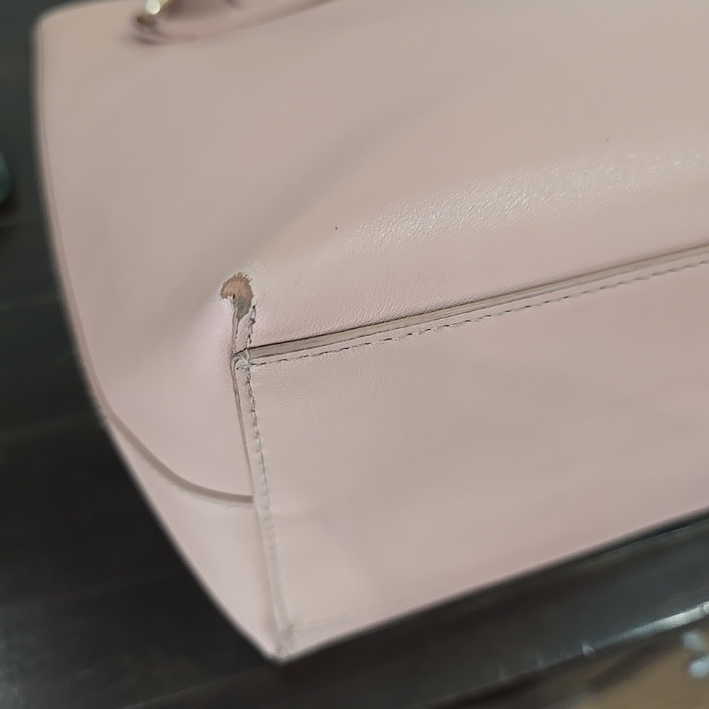 Michael Kors Pink Tote Bag with Logo Strap - Picture 11 of 15